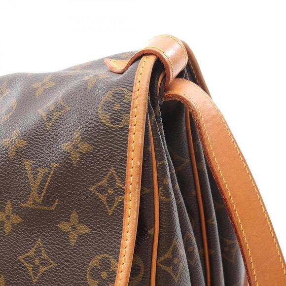 LOUIS VUITTON Brown Monogram Leather Shoulder Bag - Picture 8 of 11